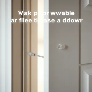 Jak poprowadzić kabel przez drzwi