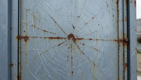 rysy na drzwiach zewnętrznych metalowych